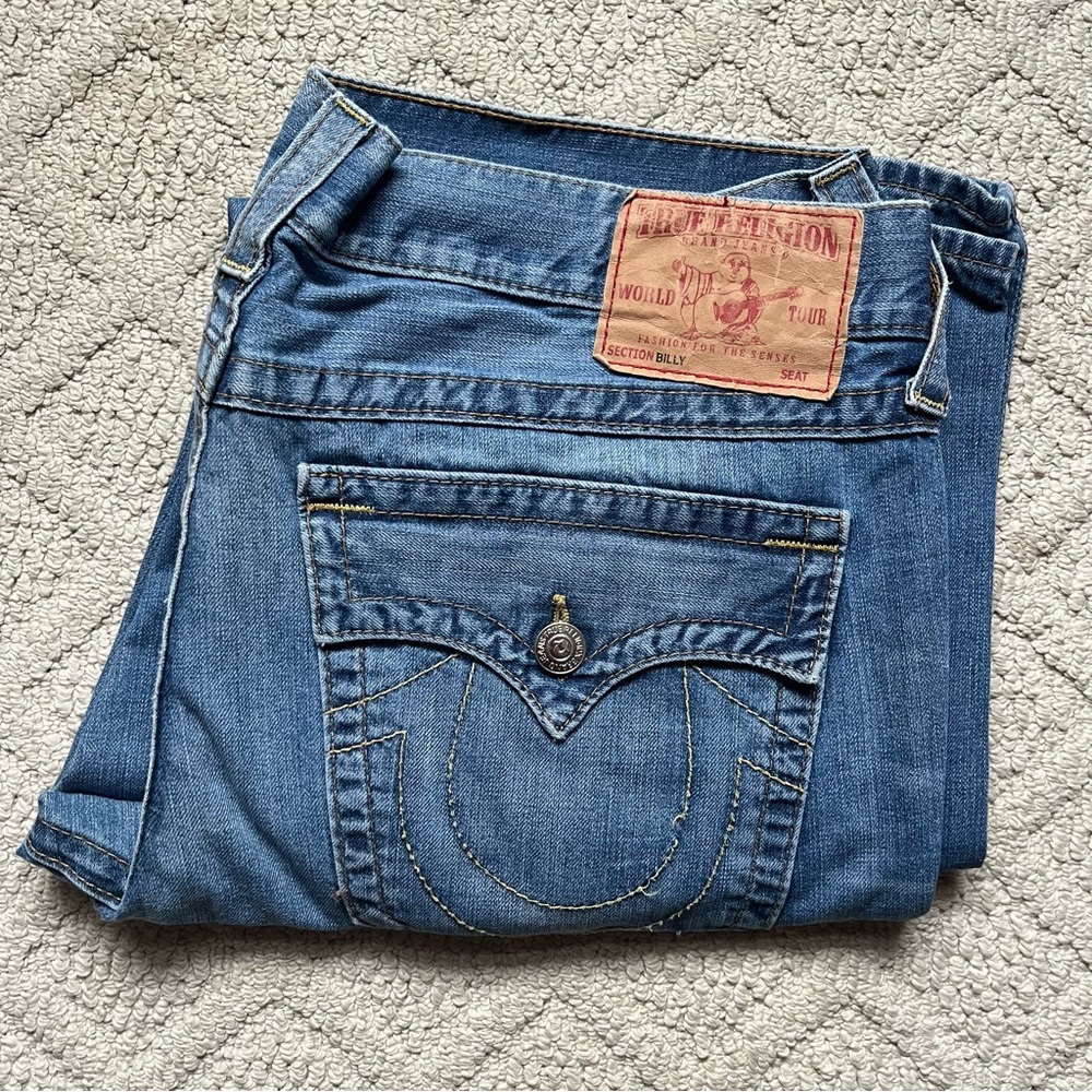 True Religion Billy Medium Wash Denim Jeans